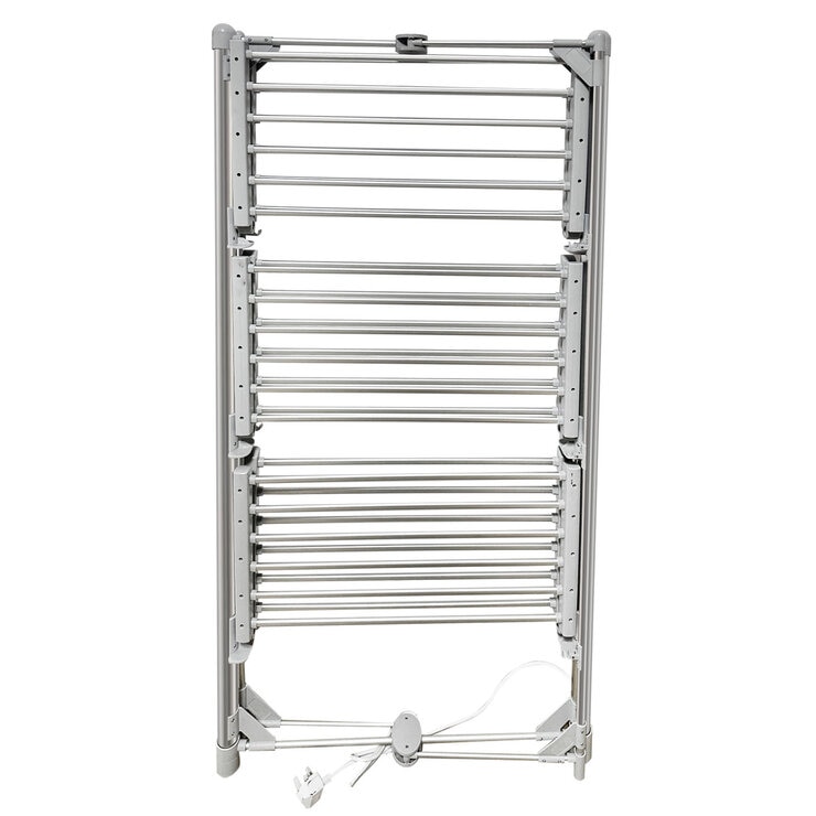 Image of Vybra 3 Tier Heated Airer in folded position