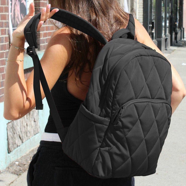 MYTAGALONGS Quilted Lightweight Puffer Backpack
