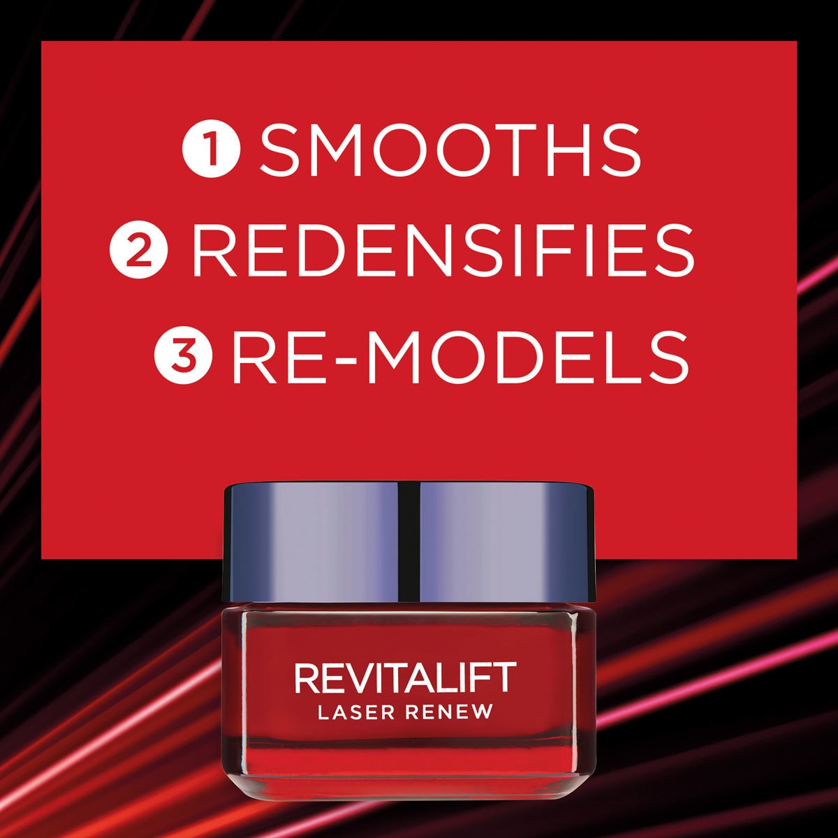 L'Oreal Revitalift Laser Renew Day Cream, 2 x 50ml