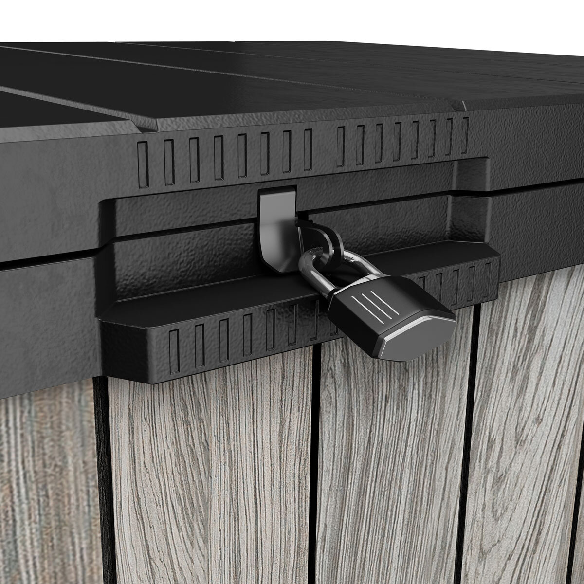 Keter Storm Grey Signature 4ft 7" x 2ft 8" (1.4 x 0.82m) 1,150 Litre Horizontal Storage Shed