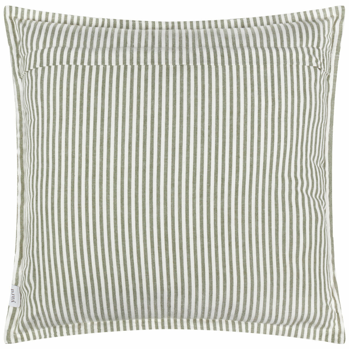 Yard Hayle Green Striped Indoor Outdoor Cushion, 50 x 50 cm
