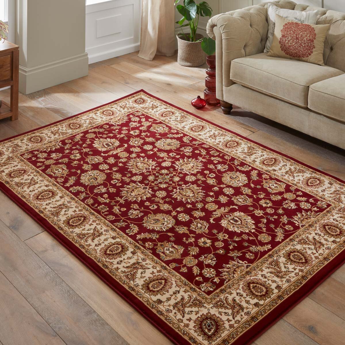 Concept Looms Grand Heritage GH102 Red Rug, in 2 Sizes