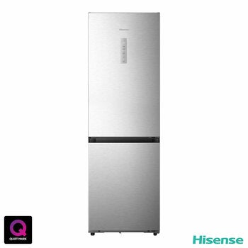 Hisense RB3K330SAIE, Kitchen Fit Fridge Freezer, E Rated in Silver