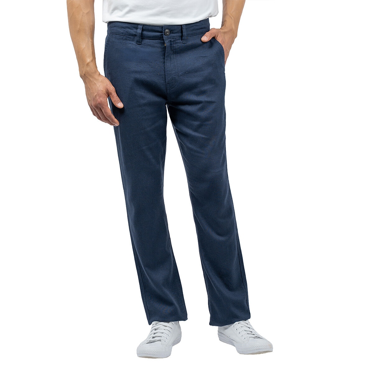 Jachs Men's Linen Chino Pant
