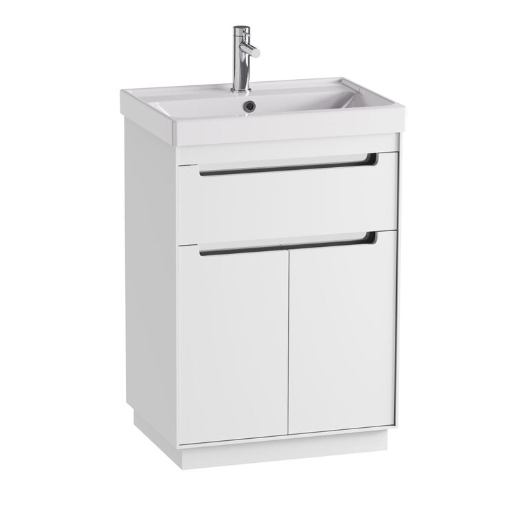 Tavistock Kew 600 Floor Mount with Basin in White at costco.co.uk