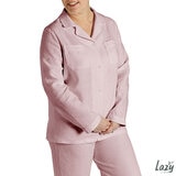 Lazy Linen Ladies Pyjama Set in Pink