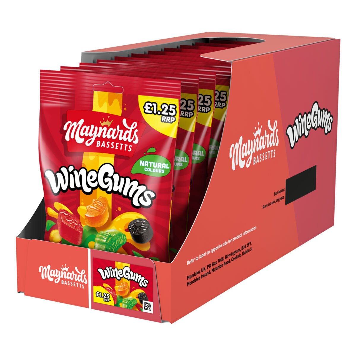 Maynards Wine Gums, PMP £1.25, 10 x 130g