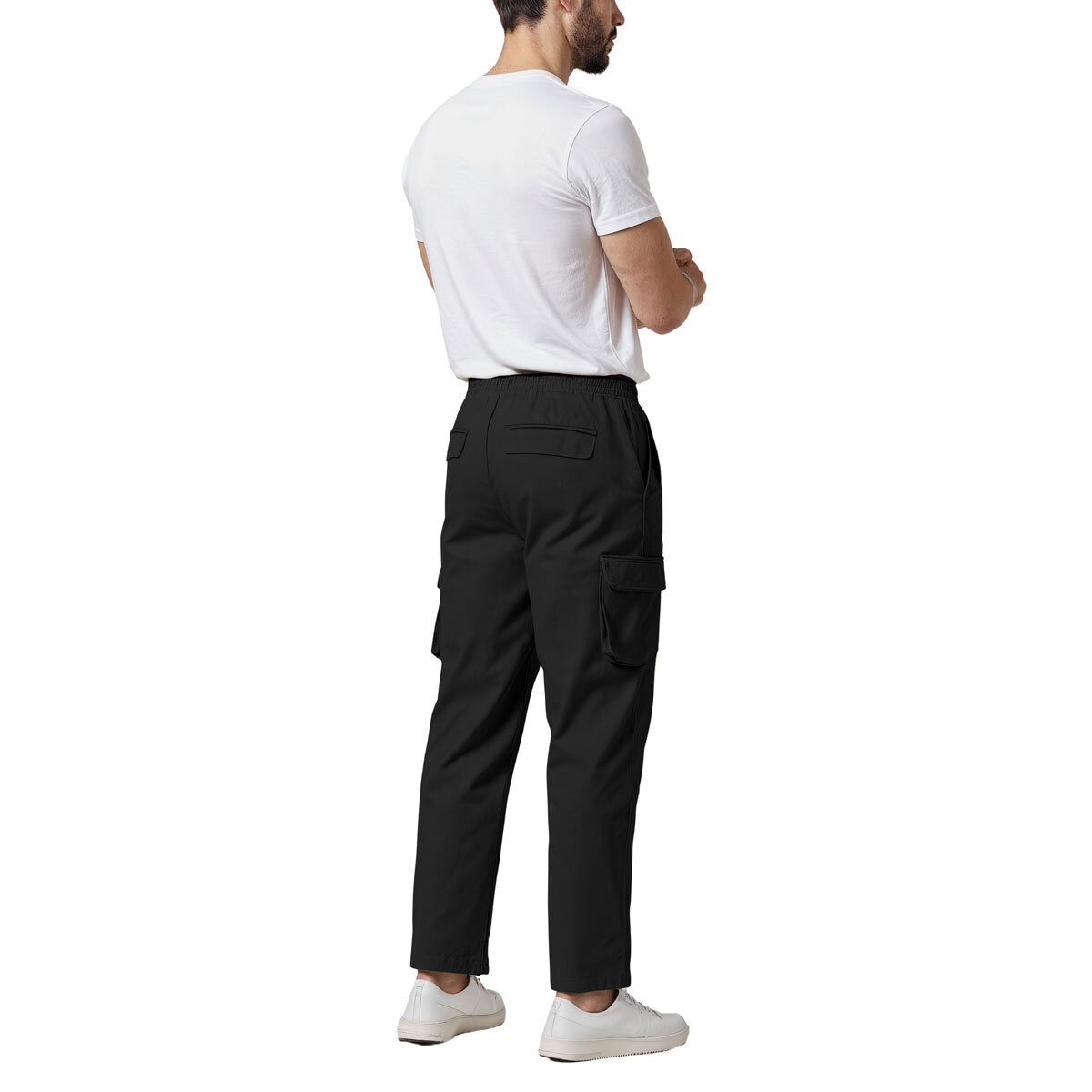Aeropostale Men's Cargo Jogger in Black