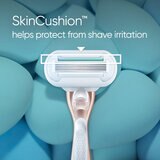 Gillette Venus Deluxe Smooth Sensitive Razor, Metal Handle & 8 Blades