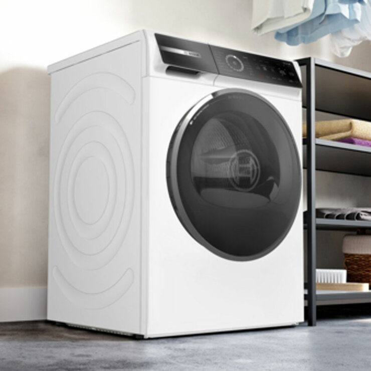 Bosch WRB247C9GB, Series 8, 9kg, Heat Pump Tumble Dryer A+++ Rating in White