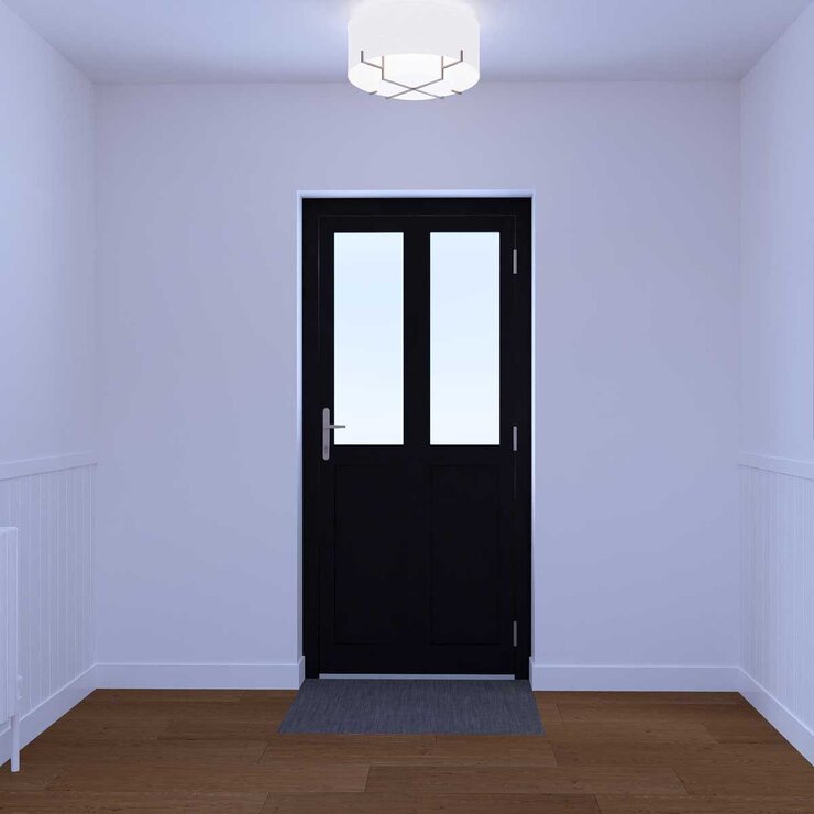 Dortech York Aluminium Front Door with Lever Handle