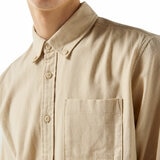 Hunter Mens Long Sleeve Shirt in Oatmeal