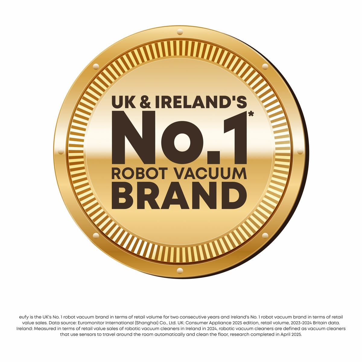 Lifestyle image of Eufy as UK& Ireland's number one robot vacuum brand