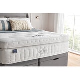 Silentnight Geltex 4000 Pocket Boxtop Mattress & Slate Grey Full Ottoman Divan, Double