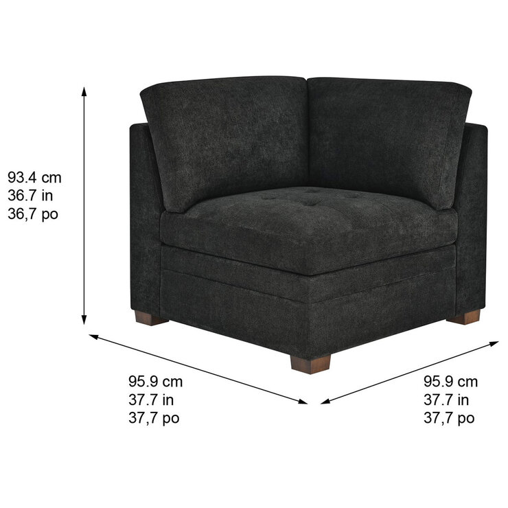 Thomasville Tisdale Dark Grey Additional Corner Piece