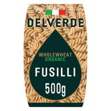 Delverde Wholewheat Organic Fusilli, 500g