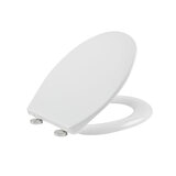 Cut out image of toilet seat on white background