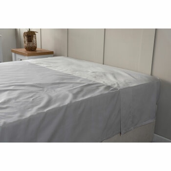 Belledorm Egyptian Cotton 600 Thread Count Platinum Flat Sheet, in 3 Sizes