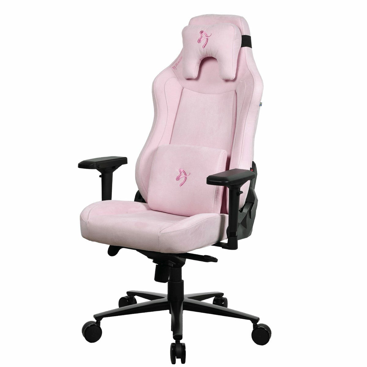 Arozzi Vernazza SuperSoft™ Fabric Gaming Chair, Pink Arozzi Vernazza SuperSoft™ Fabric Gaming Chair, Pink