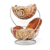 Mesa 2 Tier Yardley Helix Chrome Basket