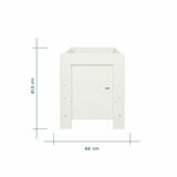 Tutti Bambini Alba Mini Cot Bed with Sprung Mattress, White