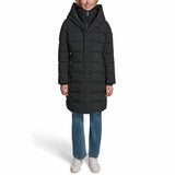 DKNY Women's Puffer Coat with Plush Hood DKNY Women's Puffer Coat with Plush Hood