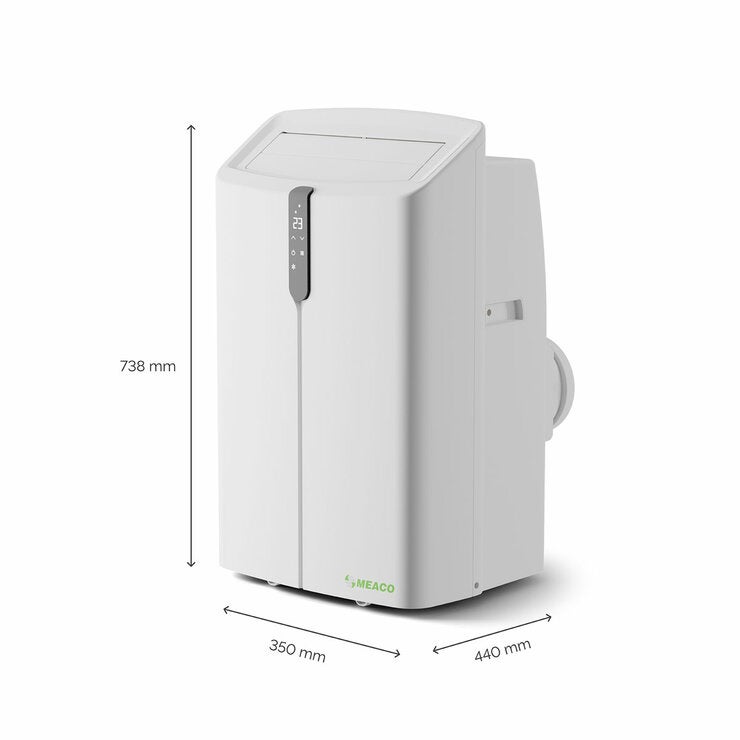 Dimensions of Meaco 12k BTU Portable Air Conditioner with heat Dimensions of Meaco 12k BTU Portable Air Conditioner with heat