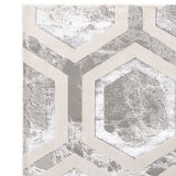 Asiatic Aurora Crystal rug laying flat