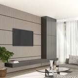 Artika Sonolok Acoustic Wall Panel Set in Light Grey / Ash & Black, 4 Pack