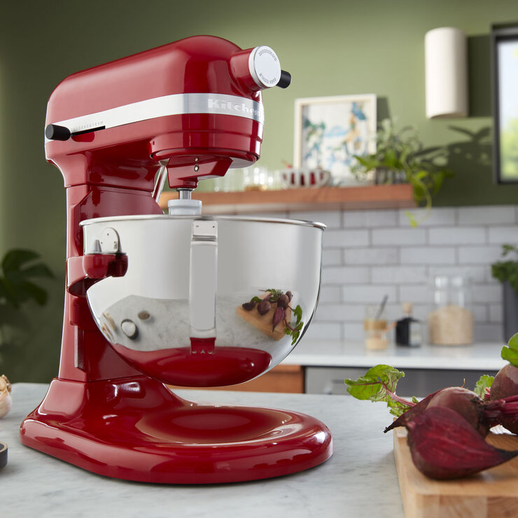 KitchenAid Stand Mixer Empire Red Lifestyle Image