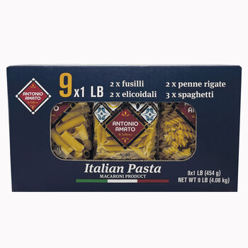 Antonio Amato Pasta Variety Pack, 9 x 500g