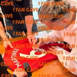 Lisandro Martinez Signed Framed Manchester United Shirt Football Shirt in 2 Options: White or Black Mount