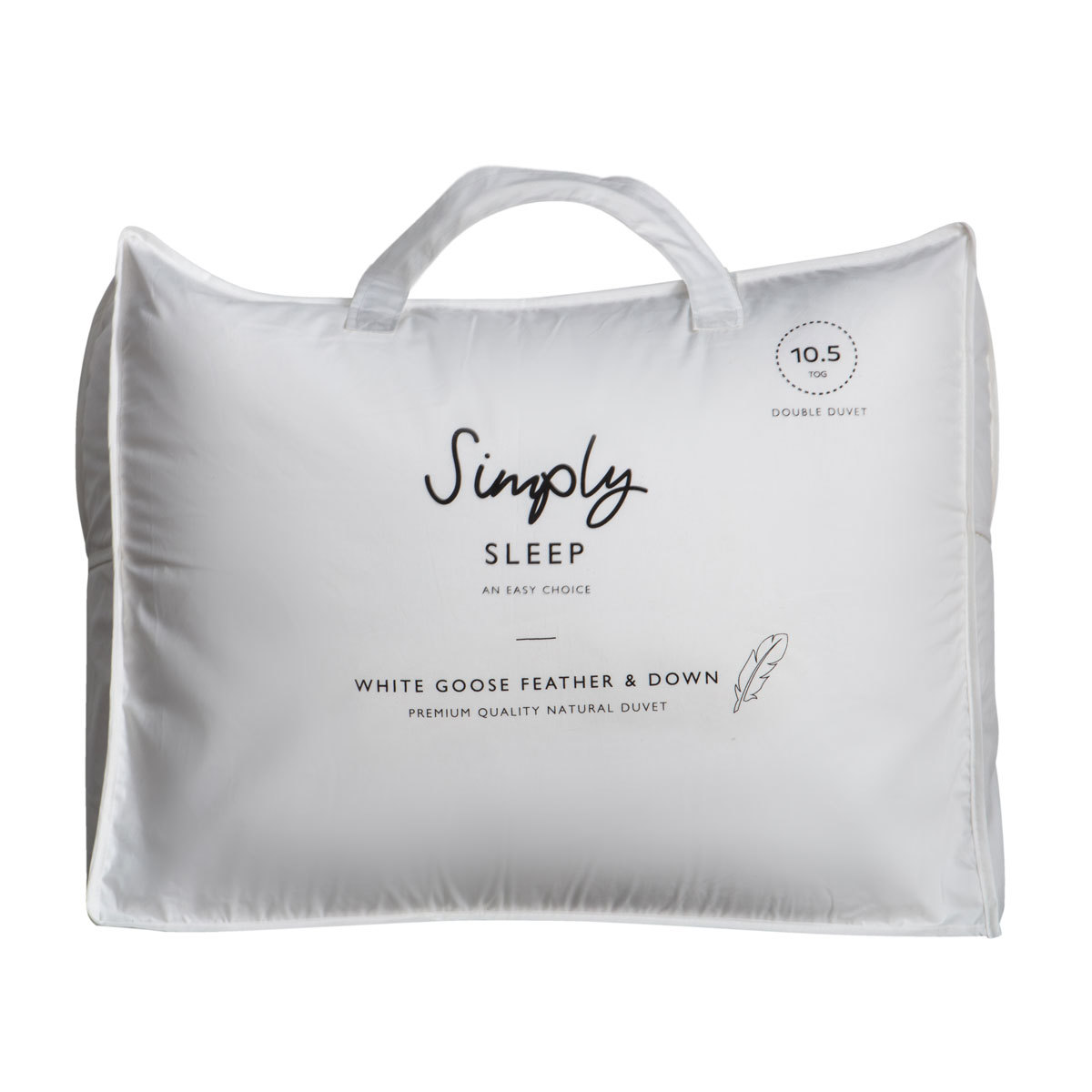 Packaged Image of Simply Sleep Goose Feather & Down Duvet