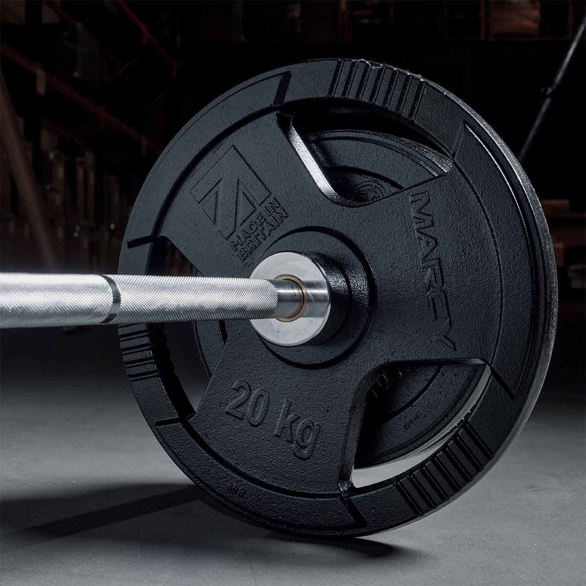 Marcy Made in Britain Eco Olympic Weight Set with 7ft Barbell in 2 Sizes