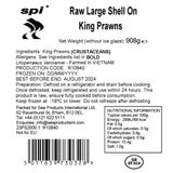 SPI Raw Large Head Off Shell On King Prawns, 908g