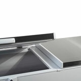 Contender FZC019 Commercial 655L Twin Lid Chest Freezer, D Rated in White