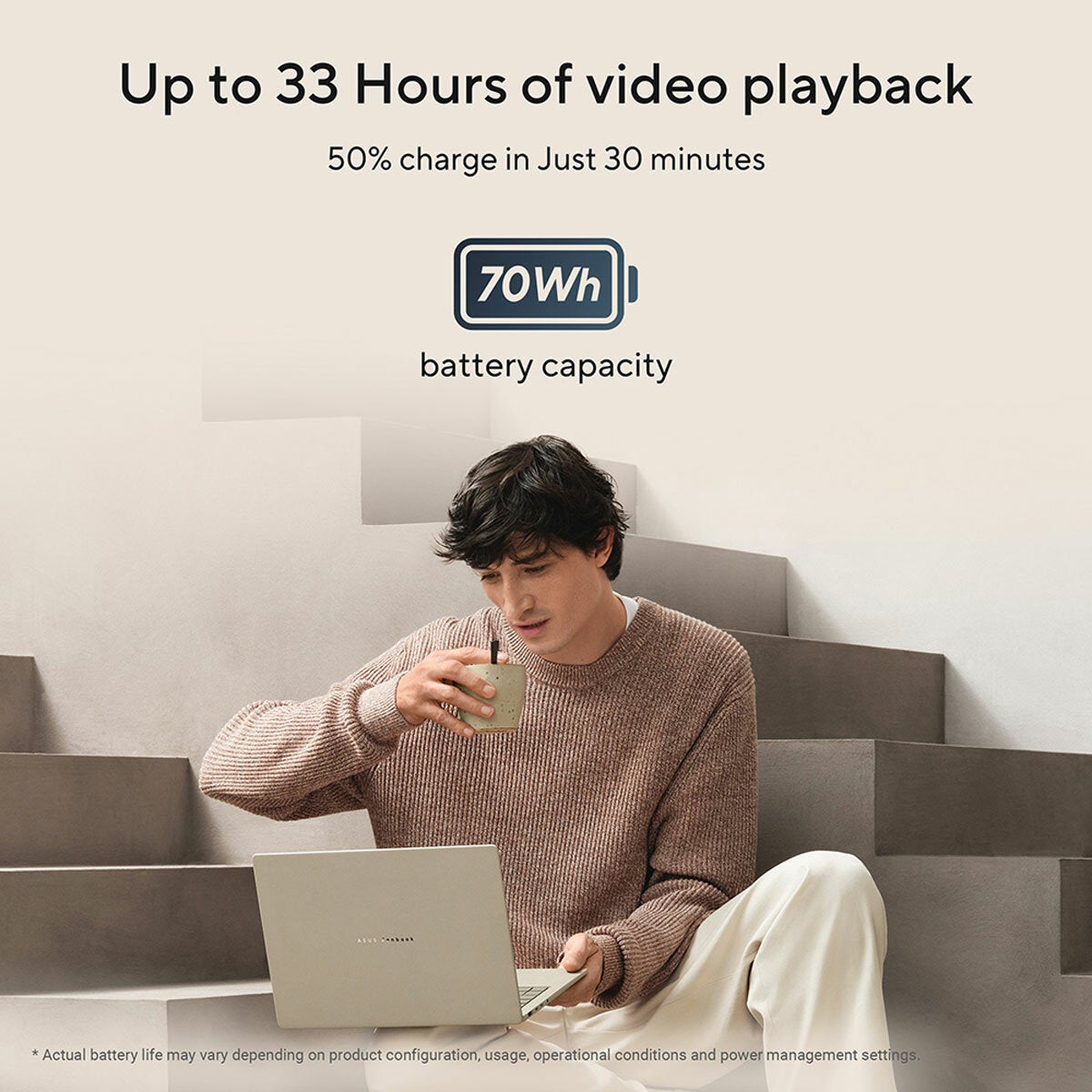 ASUS Zenbook A14, Copilot+ PC, Snapdragon X2 Elite, 16GB RAM, 512GB SSD, 14 Inch OLED Laptop, UX3407NA-QD182W ASUS Zenbook A14, Copilot+ PC, Snapdragon X2 Elite, 16GB RAM, 512GB SSD, 14 Inch OLED Laptop, UX3407NA-QD182W