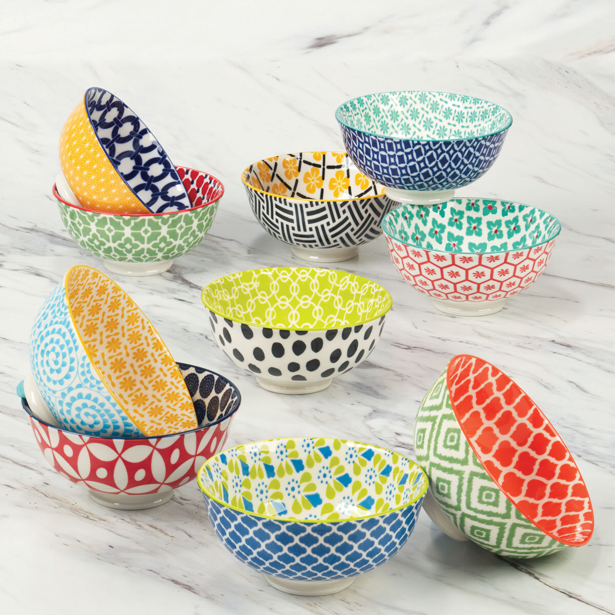 lifestyle image of chelsea bowls ten pieces