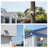 Reolink Argus PT Ultra 4K 8MP Wireless Pan & Tilt Solar/Battery Camera with Spotlights + 64GB SD Card - 2 Pack