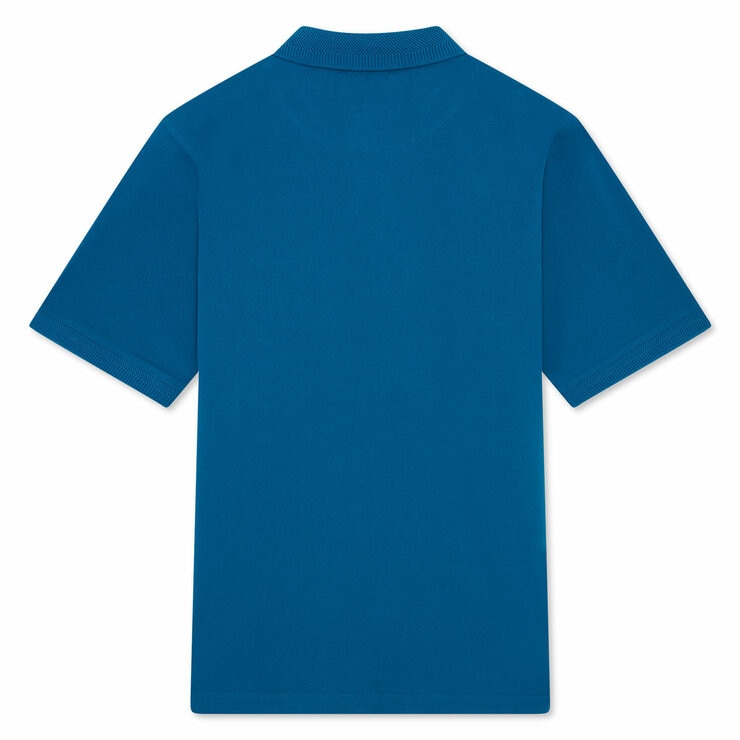 Ted Baker Men's Cyrile Zip Polo Shirt in Blue