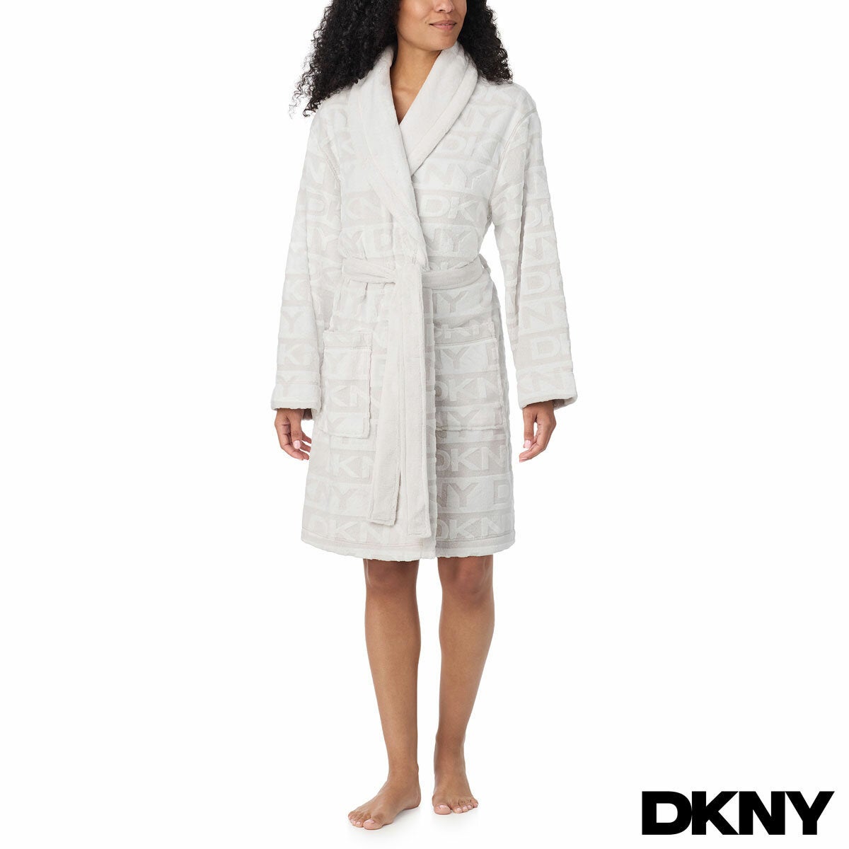 DKNY Ladies Frosted Robe