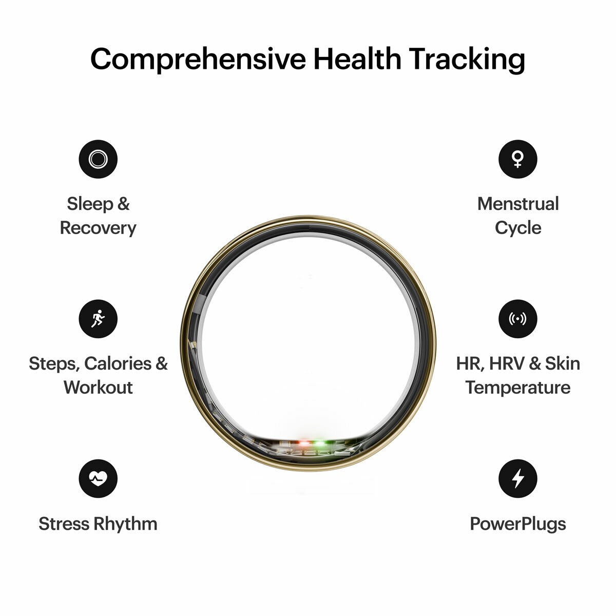 Buy Ultrahuman Ring AIR Bionic Gold, Size 8 at costco.co.uk