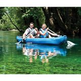 Sevylor Adventure Kit 10.3ft (314cm) 2 Person Inflatable Kayak with 2 Section Oars and Foot Pump