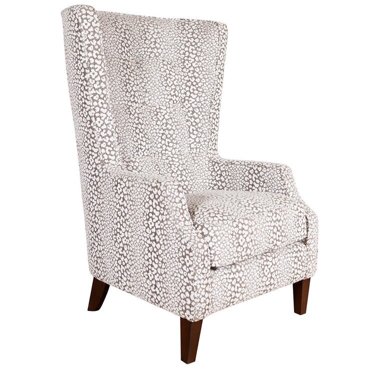 Piper Patterned Fabric Accent Chair Costco UK