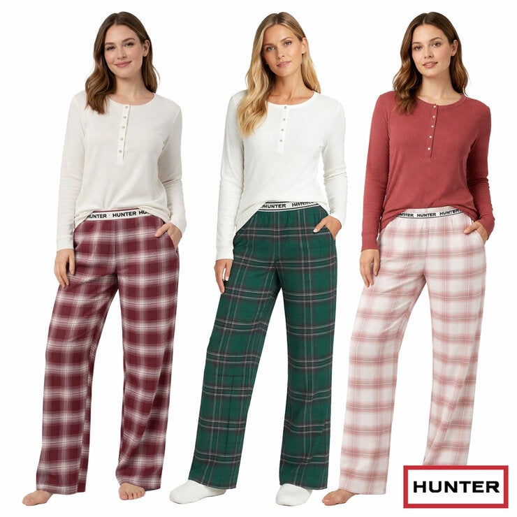 Hunter Women's Plaid Pyjama Set Hunter Women's Plaid Pyjama Set