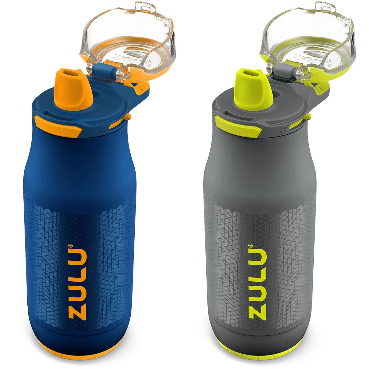 Zulu Kids Water Bottle (Blue And Grey)