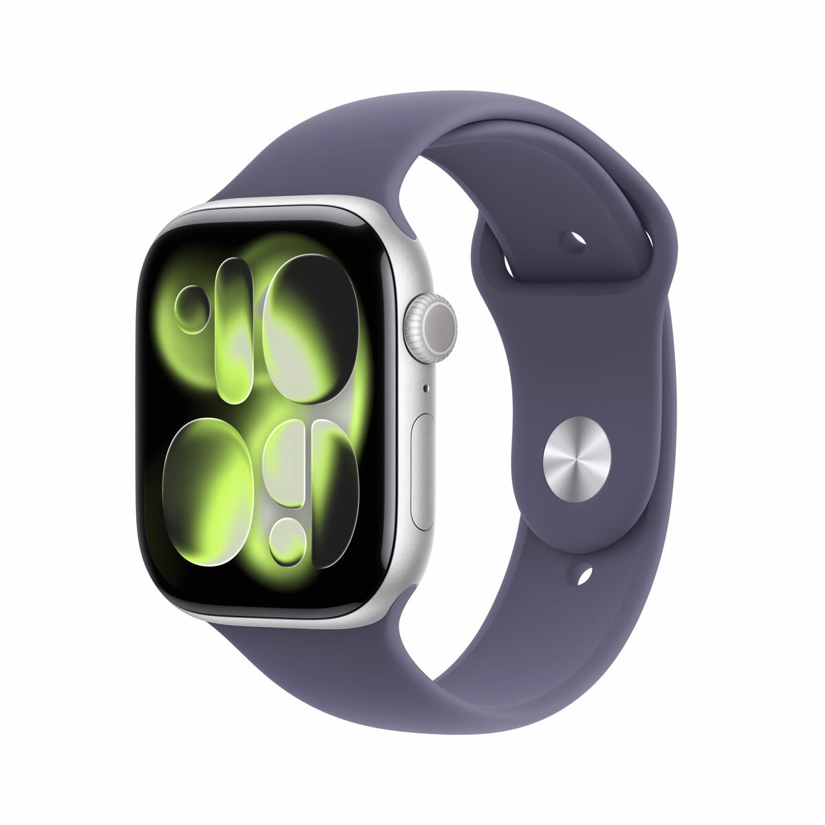 Buy Apple Watch Series 11 GPS, 42mm Silver Aluminium Case with Purple Fog Sport Band - M/L, MEU74MP/A at costco.co.uk