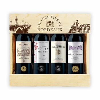 Bordeaux Wine Gift Pack, 4 x 75cl