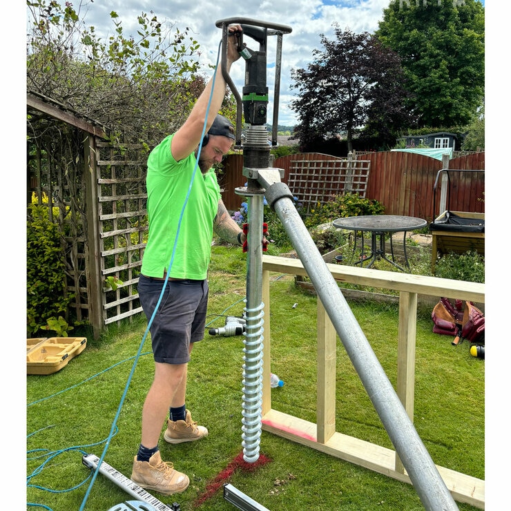 Gorilla Base Pro F Installation for Shire Whinfell 44mm Log Cabin 20 x 10ft (6 x 3m)