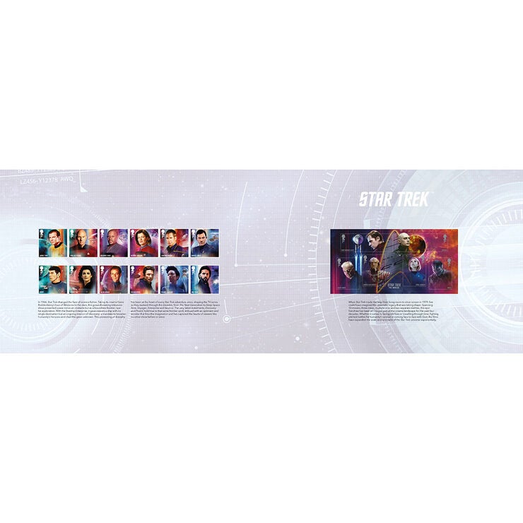 Star Trek Ultimate Souvenir Royal Mail® Collectable Stamps - Souvenir Sheet Star Trek Ultimate Souvenir Royal Mail® Collectable Stamps - Souvenir Sheet